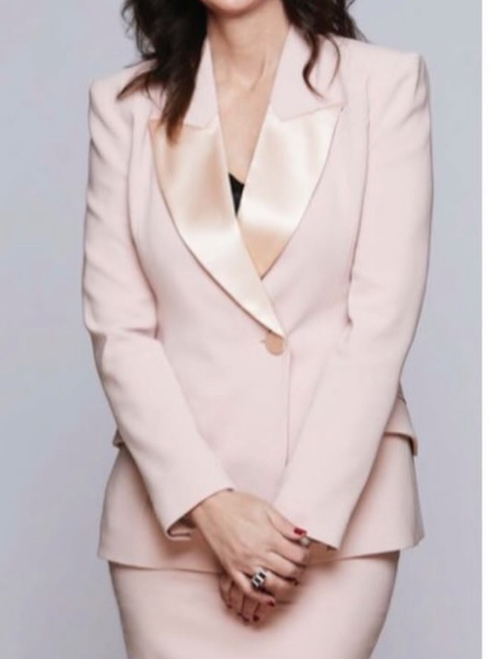 Sergio Hudson Blush Pink Women’s Suit
